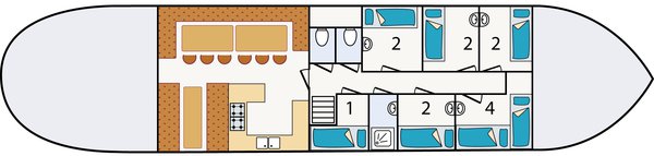 Plattegrond Zeilschip Vertrouwen